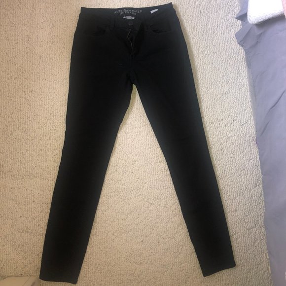 American Eagle Outfitters Denim - AE Black High Rise Super Stretch Jegging - Size 8